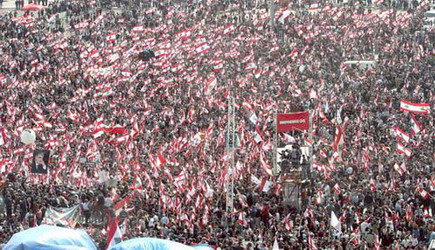 Beirut demonstration against Syrian occupation